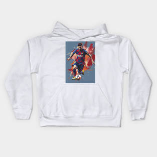 Lionel Messi Pop Art Kids Hoodie